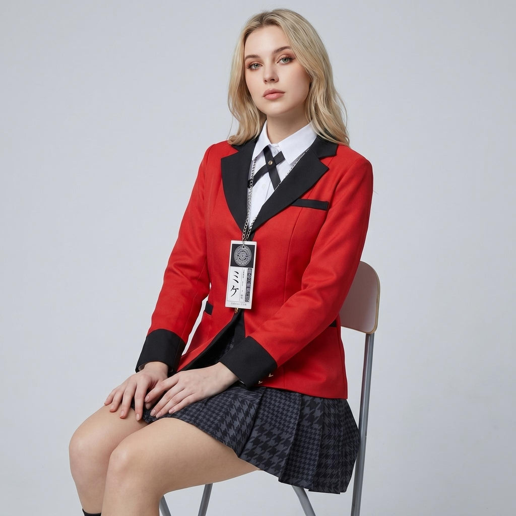 Crimson Plaid Academy Set - product view 8