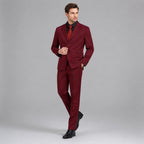 Burgundy Gentleman Suit - product view 3