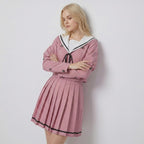 Blush Long-Sleeve Sailor Set - product view 6