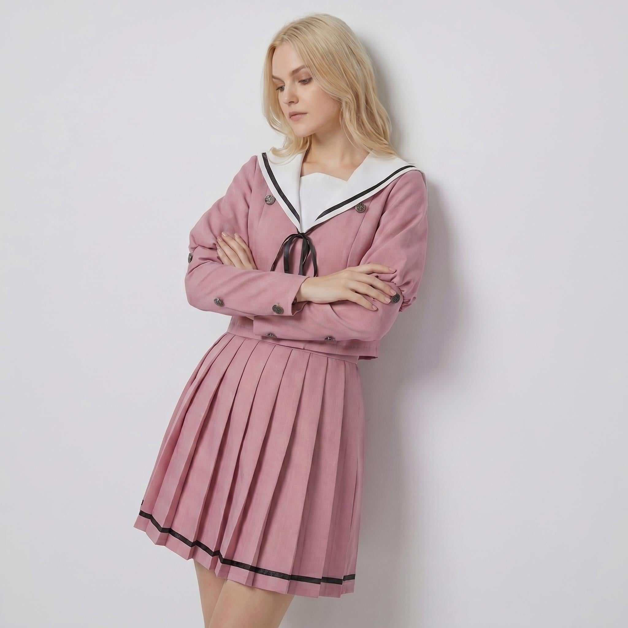 Blush Long-Sleeve Sailor Set - product view 6